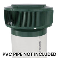 Model AV - 10 - PVC | Aura Vent | 10" Diameter | PVC Pipe Schedule 40 & 80 - Active Ventilation Products