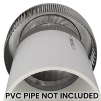 Model AV - 10 - PVC | Aura Vent | 10" Diameter | PVC Pipe Schedule 40 & 80 - Active Ventilation Products