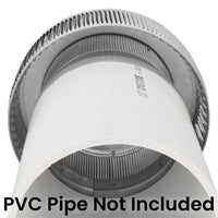 Model AV - 10 - PVC | Aura Vent | 10" Diameter | PVC Pipe Schedule 40 & 80 - Active Ventilation Products