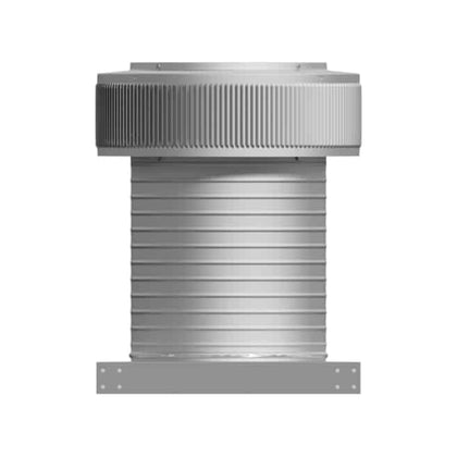 Aura Gravity Roof Ventilator 113 NFA |  12" Diameter | 12" Tall Collar  | Curb Mount Flange