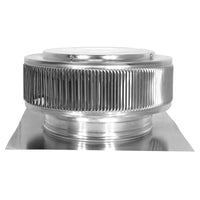 Gravity Ventilator - Aura Ventilator | 12" Diameter | 2" Tall Collar | Flat Base