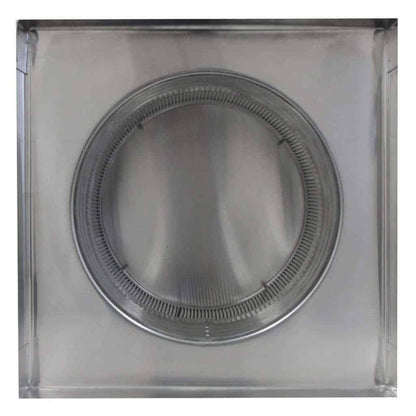 Aura Gravity Roof Ventilator 113 NFA |  12" Diameter | 4" Tall Collar  | Curb Mount Flange