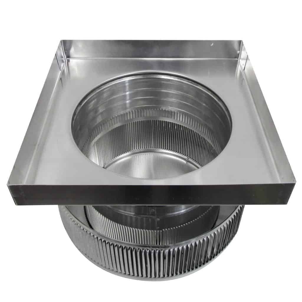 Aura Gravity Roof Ventilator 113 NFA |  12" Diameter | 4" Tall Collar  | Curb Mount Flange