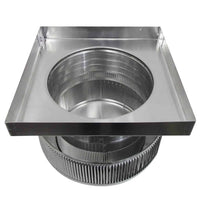 Gravity Roof Ventilator 12" dia with Curb Mount Base - Active Ventilation Products
