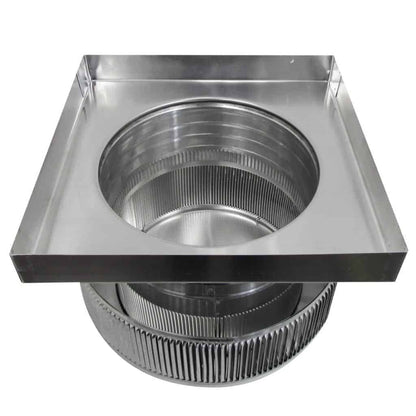 Aura Gravity Roof Ventilator 113 NFA |  12" Diameter | 4" Tall Collar  | Curb Mount Flange