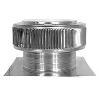 Gravity Ventilator - Aura Ventilator | 12" Diameter | 4" Tall Collar | Flat Base - Active Ventilation Products