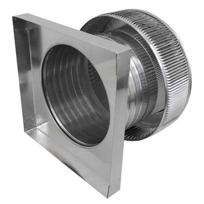 Aura Gravity Roof Ventilator 113 NFA |  12" Diameter | 6" Tall Collar  | Curb Mount Flange