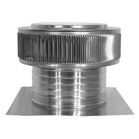 Gravity Ventilator - Aura Ventilator | 12" Diameter | 6" Tall Collar | Flat Base - Active Ventilation Products