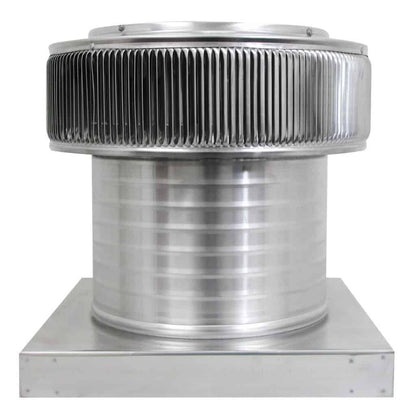 Aura Gravity Roof Ventilator 113 NFA |  12" Diameter | 8" Tall Collar  | Curb Mount Flange