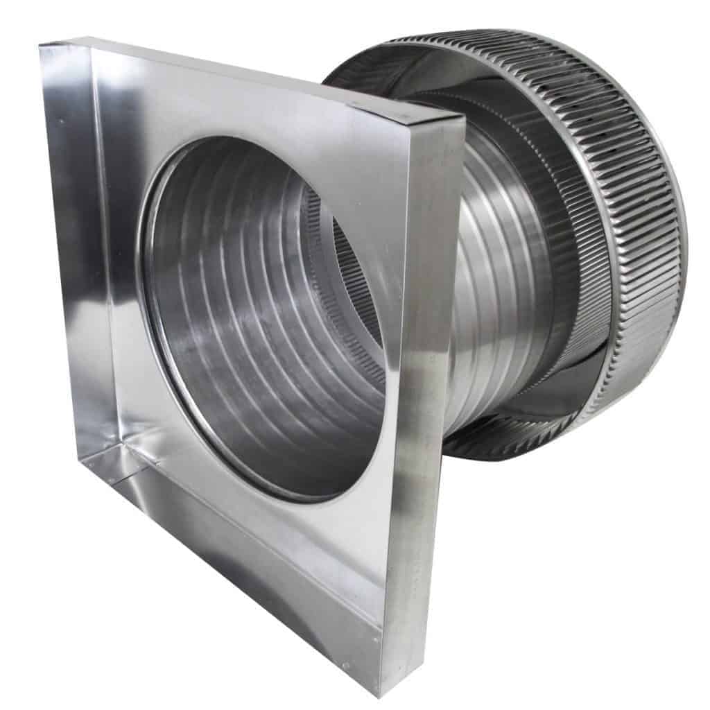 Aura Gravity Roof Ventilator 113 NFA |  12" Diameter | 8" Tall Collar  | Curb Mount Flange