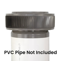 Model AV - 12 - PVC | Aura Vent | 12" Diameter | PVC Pipe Schedule 40 & 80 - Active Ventilation Products