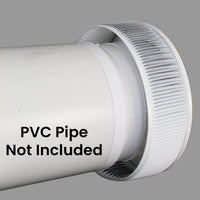 Model AV - 12 - PVC | Aura Vent | 12" Diameter | PVC Pipe Schedule 40 & 80 - Active Ventilation Products