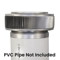 Model AV - 12 - PVC | Aura Vent | 12" Diameter | PVC Pipe Schedule 40 & 80 - Active Ventilation Products