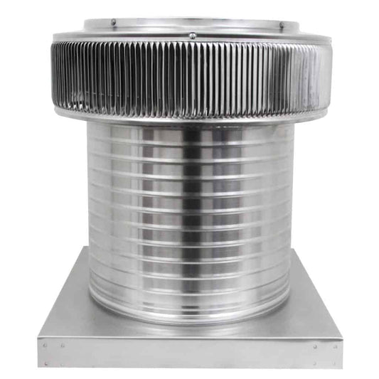 Aura Gravity Roof Ventilator 144 NFA |  14" Diameter | 12" Tall Collar  | Curb Mount Flange