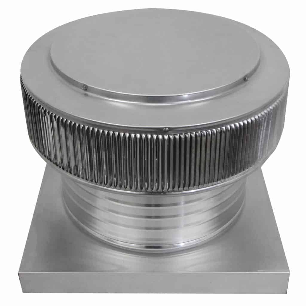 Aura Gravity Roof Ventilator 144 NFA |  14" Diameter | 6" Tall Collar  | Curb Mount Flange