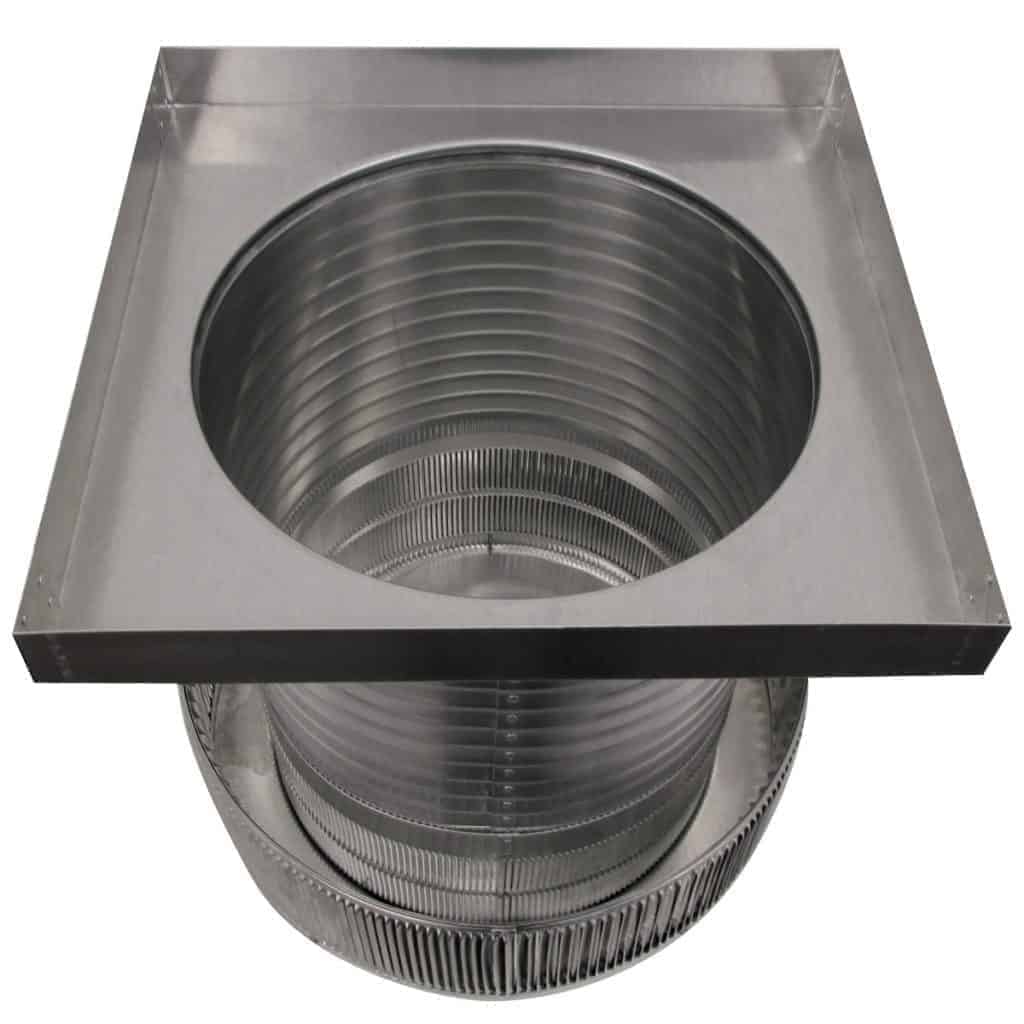 Model AV-16-C12-CMF | Aura Ventilator |  16" Diameter | 12" Tall Collar  | Curb Mount Flange | 200 Sq. In. NFA