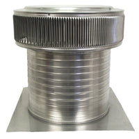 Gravity Vent - Aura Ventilator | 200 NFA | 16" Diameter | 12" Tall Collar | Flat Base - Active Ventilation Products