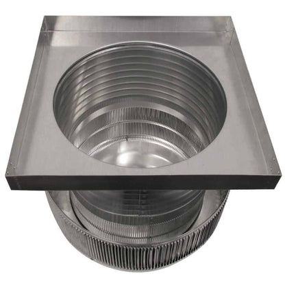 Model AV-16-C8-CMF | Aura Ventilator |  16" Diameter | 8" Tall Collar  | Curb Mount Flange | 200 Sq. In. NFA