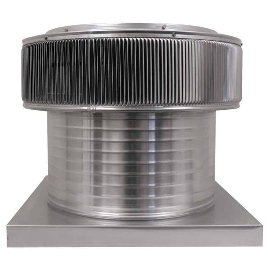 Model AV-18-C12-CMF | Aura Ventilator |  18" Diameter | 12" Tall Collar  | Curb Mount Flange | 254 Sq. In. NFA