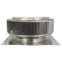 Gravity Vent - Aura Ventilator | 254 NFA | 18" Diameter | 2" Tall Collar | Flat Base - Active Ventilation Products
