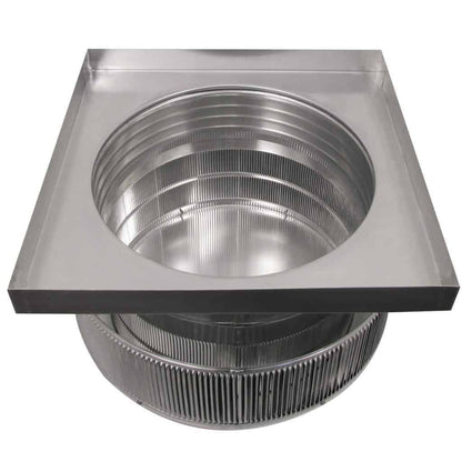 Model AV-18-C4-CMF | Aura Ventilator |  18" Diameter | 4" Tall Collar  | Curb Mount Flange | 254 Sq. In. NFA