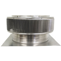 Gravity Vent - Aura Ventilator | 254 NFA | 18" Diameter | 4" Tall Collar | Flat Base - Active Ventilation Products