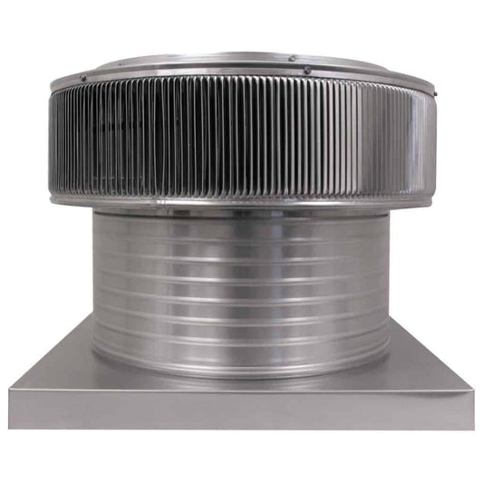 Model AV-18-C8-CMF | Aura Ventilator |  18" Diameter | 8" Tall Collar  | Curb Mount Flange | 254 Sq. In. NFA