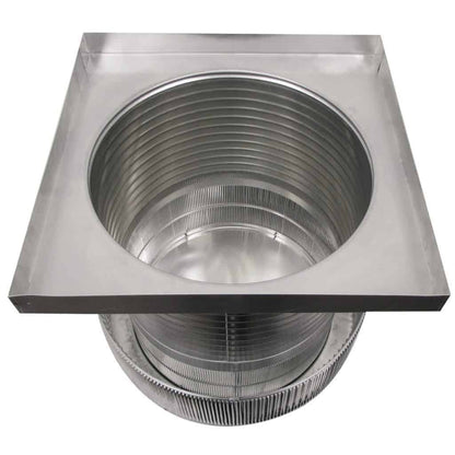 Model AV-20-C12-CMF | Aura Ventilator |  20" Diameter | 12" Tall Collar  | Curb Mount Flange | 314 Sq. In. NFA