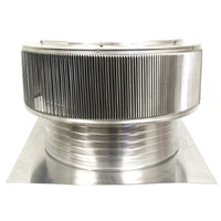 Gravity Ventilator - Aura Vent | 314 NFA | 20" Diameter | 6" Tall Collar | Flat Base - Active Ventilation Products