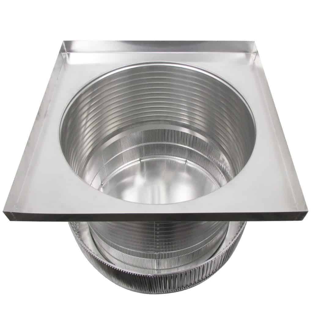 Model AV-24-C12-CMF | Aura Ventilator |  24" Diameter | 12" Tall Collar  | Curb Mount Flange | 452 Sq. In. NFA