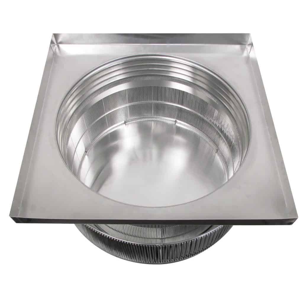 Model AV-24-C4-CMF | Aura Ventilator |  24" Diameter | 4" Tall Collar  | Curb Mount Flange | 452 Sq. In. NFA