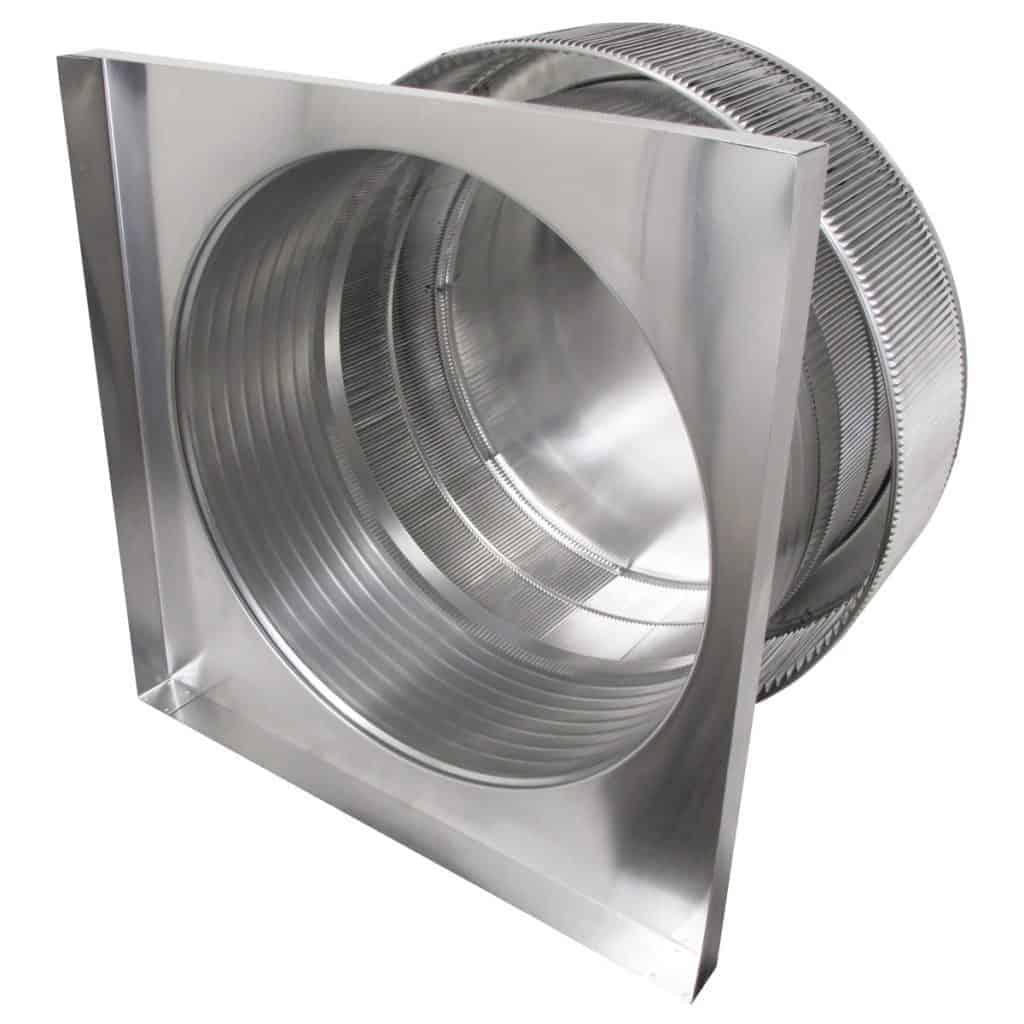 Model AV-24-C8-CMF | Aura Ventilator |  24" Diameter | 8" Tall Collar  | Curb Mount Flange | 452 Sq. In. NFA