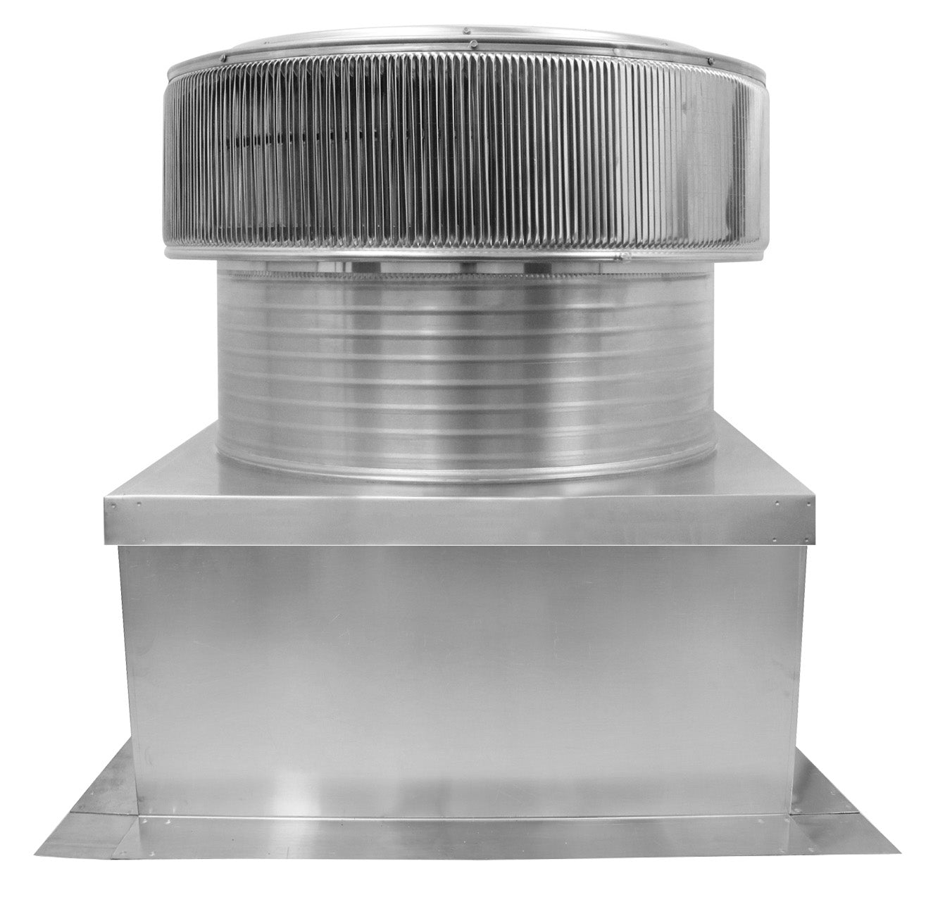 Model AV-24-C8-CMF | Aura Ventilator |  24" Diameter | 8" Tall Collar  | Curb Mount Flange | 452 Sq. In. NFA