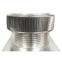Gravity Ventilator - Aura Vent | 452 NFA | 24" Diameter | 8" Tall Collar | Flat Base - Active Ventilation Products