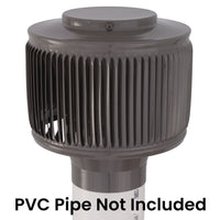 Model AV - 3 - PVC | Aura Vent | 3" Diameter | PVC Pipe Schedule 40 & 80 - Active Ventilation Products