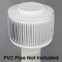 Model AV - 3 - PVC | Aura Vent | 3" Diameter | PVC Pipe Schedule 40 & 80 - Active Ventilation Products
