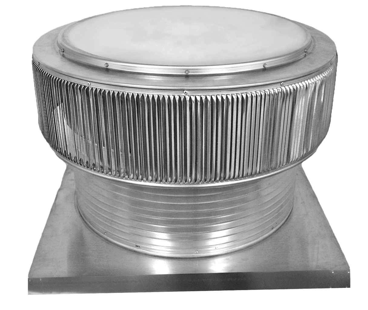 Model AV-30-C12-CMF | Aura Ventilator |  30" Diameter | 12" Tall Collar  | Curb Mount Flange | 706 Sq. In. NFA