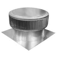 Gravity Ventilator - Aura Ventilator | 1,017 NFA | 36" Diameter | 12" Tall Collar | Flat Base - Active Ventilation Products