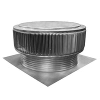 Gravity Ventilator - Aura Ventilator | 1,017 NFA | 36" Diameter | 8" Tall Collar | Flat Base - Active Ventilation Products