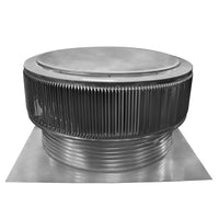 Gravity Ventilator - Aura Ventilator | 1,017 NFA | 36" Diameter | 8" Tall Collar | Flat Base - Active Ventilation Products
