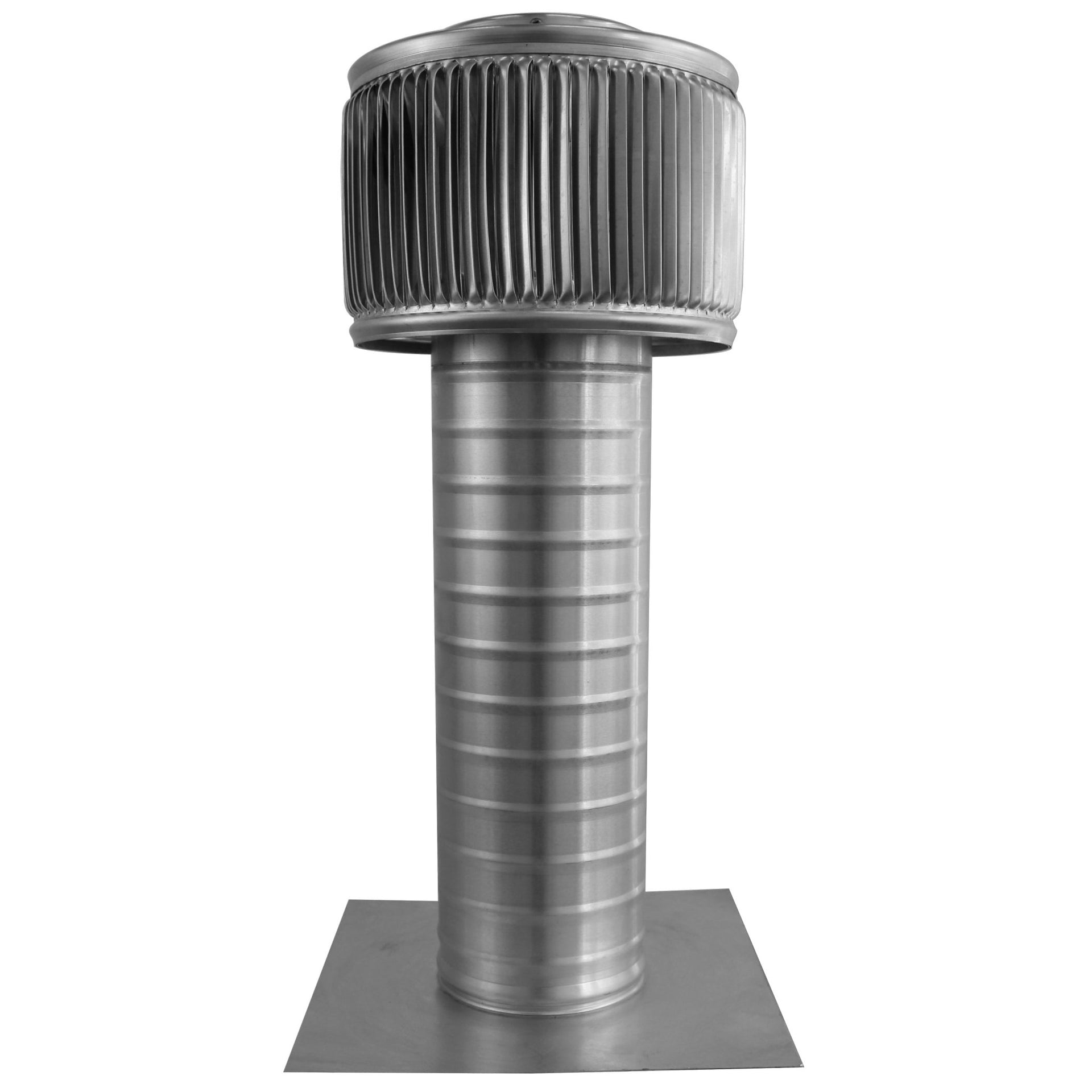 Gravity Ventilator - Aura Ventilator | 4" Diameter | 12" Tall Collar | Flat Base
