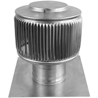 Gravity Ventilator - Aura Ventilator | 4" diameter | 2" tall collar | flat base - Active Ventilation Products