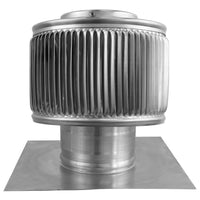 Gravity Ventilator - Aura Ventilator | 4" diameter | 2" tall collar | flat base - Active Ventilation Products
