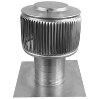 Gravity Ventilator - Aura Ventilator | 4" Diameter | 4" Tall Collar | Flat Base - Active Ventilation Products