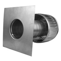 Gravity Ventilator - Aura Ventilator | 4" Diameter | 6" Tall Collar | Flat Base - Active Ventilation Products