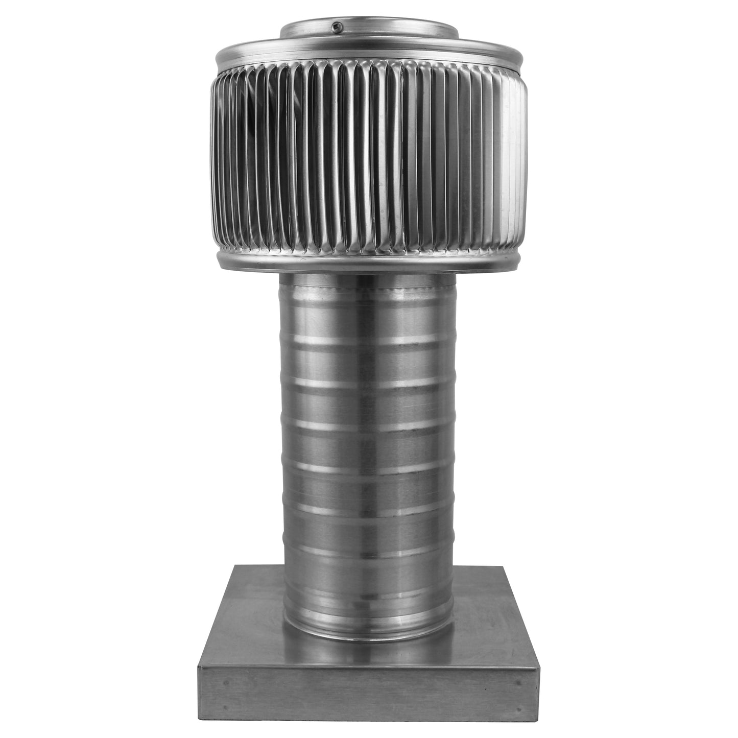 Aura Gravity Roof Ventilator 12 NFA |  4" Diameter | 8" Tall Collar  | Curb Mount Flange