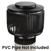 Model AV - 4 - PVC | Aura Vent | 4" Diameter | PVC Pipe Schedule 40 & 80 - Active Ventilation Products
