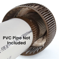Model AV - 4 - PVC | Aura Vent | 4" Diameter | PVC Pipe Schedule 40 & 80 - Active Ventilation Products