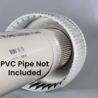 Model AV - 4 - PVC | Aura Vent | 4" Diameter | PVC Pipe Schedule 40 & 80 - Active Ventilation Products