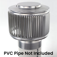 Model AV - 4 - PVC | Aura Vent | 4" Diameter | PVC Pipe Schedule 40 & 80 - Active Ventilation Products